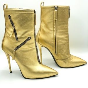 Giuseppe Zanotti Gold Boots